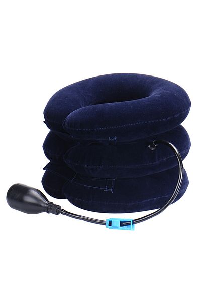 Choice Blue Neck Support Cushion Inflatable Air Cervical Neck Traction Device Body Relaxing Tractor Support