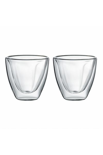 Ambition Set 2 pahare termorezistente 150ml, model inima, Mia