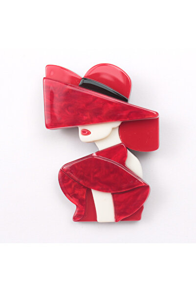 Choice R4-3-7752 handmade fashion accessories acrylic cartoon women portrait ...