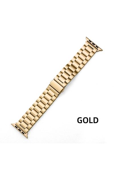 Choice S10-46 45 44 42 49mm 4 gold stainless steel strap for apple watch band 38/42mm 41mm 40/44mm 45mm 49m
