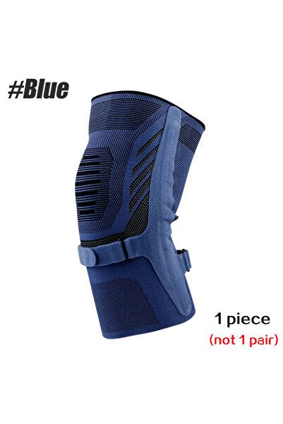 Choice4 L Blue Compression Knee Brace Support with Side Stabilizers - Arthrit...