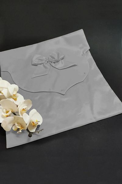 Çt Çeyizci Tekstil Προσαρμοσμένος φάκελος Pearl με γκρι δέσμη