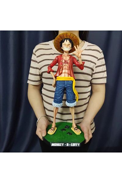 Choice No Box Luffy 42.5cm 42.5cm One Piece Straw Hat Monkey D. Luffy Gk Large 1/4 Big Smiley Anime Figures