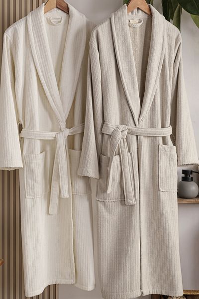 ZEBRA CASA Pia 6-Piece Family Bathrobe Set