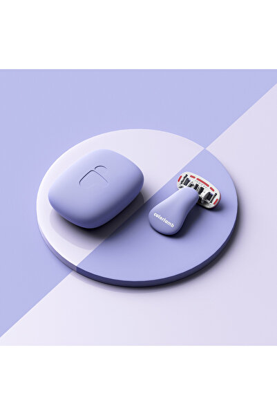 Choice1 PURPLE Colorlamb Portable Women Razor for Shaving Bikini Leg Hair Private Body Manual Shaver Use 5 L