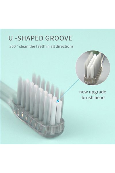 Choice فرشاة أسنان مقعرة من Toothguard لتقويم الأسنان وفرشاة بين الأسنان بشعيرات ناعمة للغاية