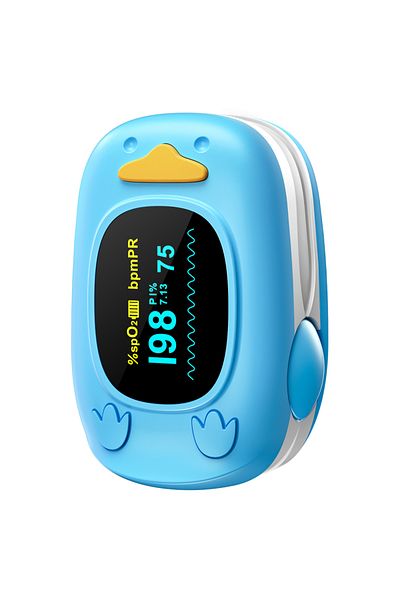 Choice Blue OLED HealthTree Baby Finger Pulse Oximeter Pediatric Oximetro De Dedo SpO2 PR PI Pulsioximetro