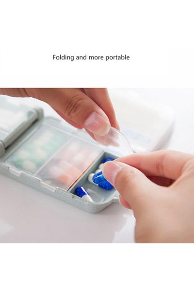 Choice Pink 1Pc Portable Mini Pill Box Medical Kits Vitamin Pills Box Storage Box Pill Container Health Tra