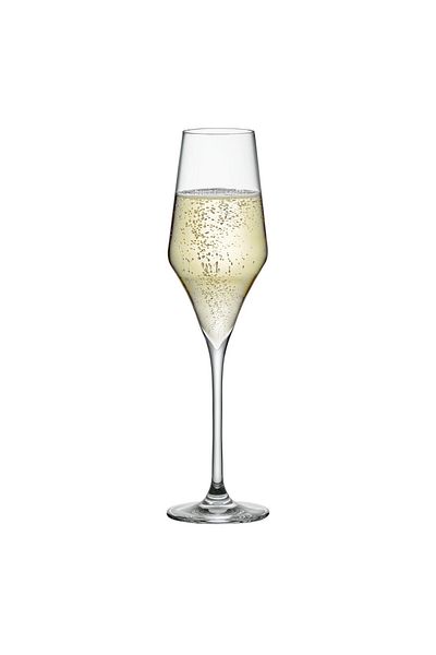 RONA Set 6 pahare sampanie 220ml, sticla, Aram