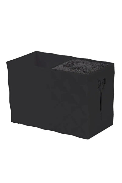 choice2 صندوق تخزين مقص ومشط احترافي أسود كبير الحجم لحمل المقصات وأمشاط تصفي...