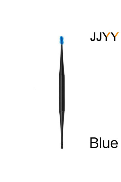 Choice1 Blue JJYY Soft Silicone Ear Pick Double-ended Earpick Ear Wax Curette Remover Ear Cleaner Spoon Spir