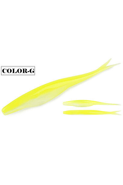 Choice طُعم صيد سمك الشبوط الصغير Color-G Spinpoler Jerk shad عائم من مادة TP...