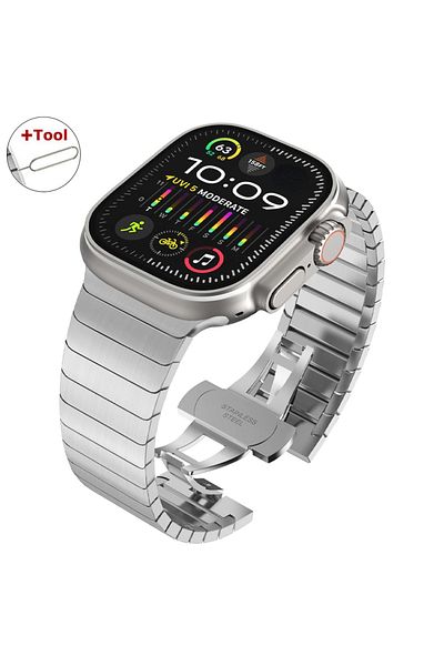 Choice 42mm 44mm 45mm 49mm Silver-Color Ultra 2 1 Titanium Color For Apple Watch Ultra 49mm 45mm 44mm 42mm