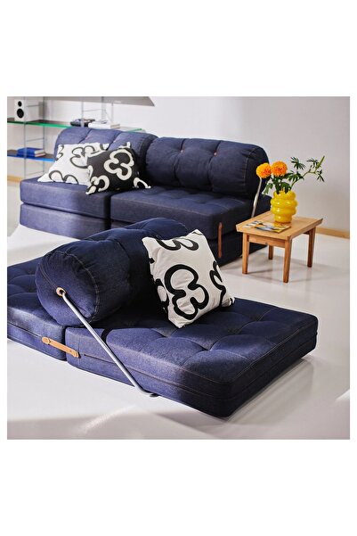 IKEA yataklı koltuk, vansta mavi