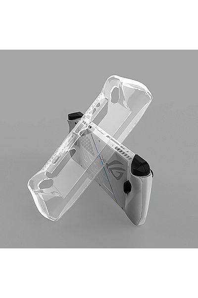 Choice Clear For Asus ROG Ally Case Game Console Clear Silicone Protective Shell Back Cover Ergonomic Skin