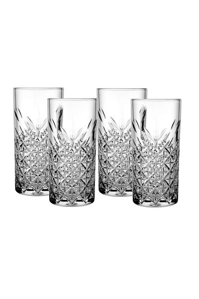 Paşabahçe Set 4 pahare long drink 295ml, sticla, Timeless