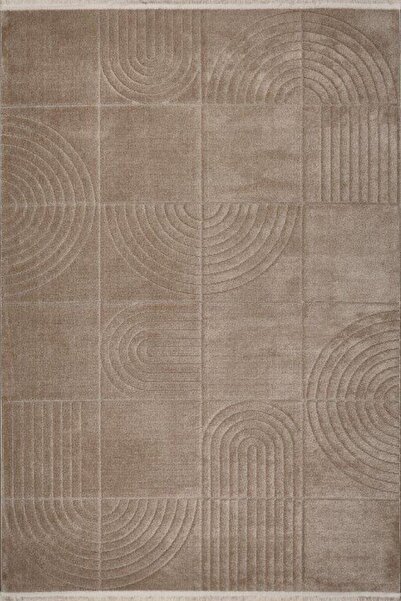 GÜMÜŞSUYU Halı Deco Geo 80011 Kahverengi Halı