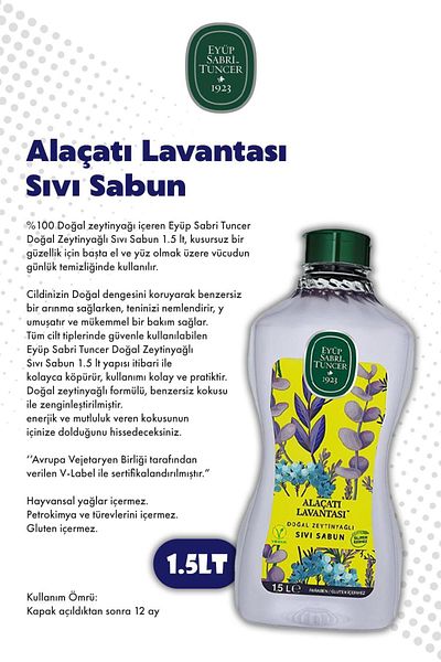 Eyüp Sabri Tuncer Liquid Soap - Alfama Lavender and Bodrum Tangerine
