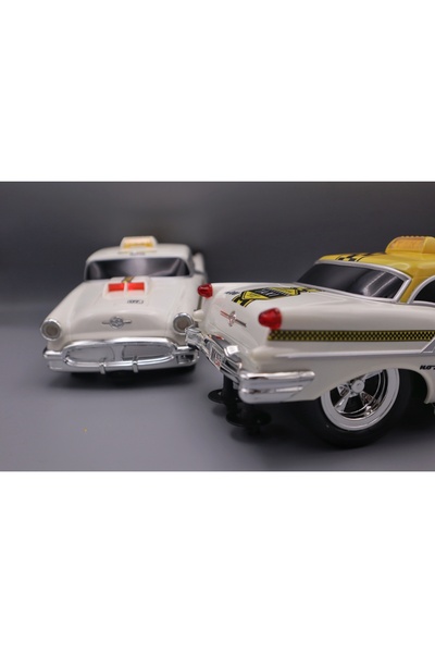 OYUNCAK STORE Uzaktan Kumandalı 2.4G Radyo Kontrollü Kumandalı Taksi Arabası ...