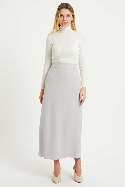 VAVİNOR Kalem Etek - Gri