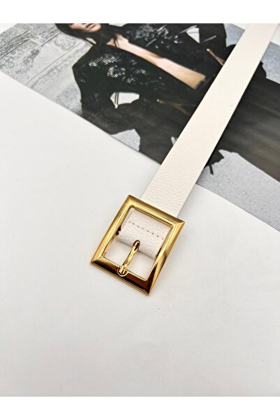 MODAM HİFA Cataramă pătrată Aur Femei Curea Pantaloni Curea Rochie Curea Cămașă Curea Jachetă