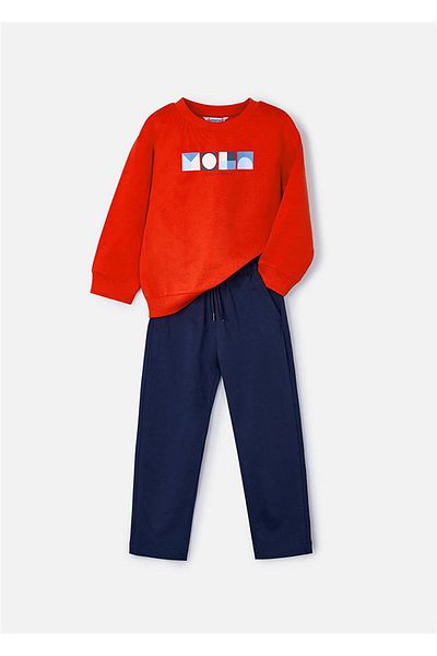 MAYORAL Boy's Geometric Pattern Printed Tracksuit Set 3879