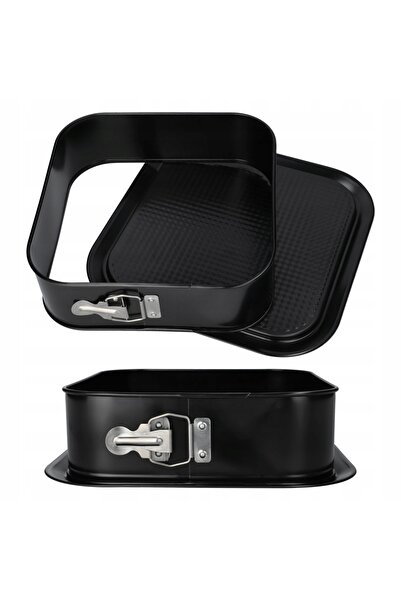 SNB Cake pan 24x24x6cm, removable base, non-stick coating, black, SNB