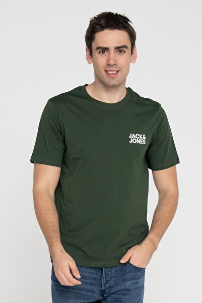 Jack & Jones Ανδρικό μπλουζάκι με λογότυπο Crew Neck - Corplogo