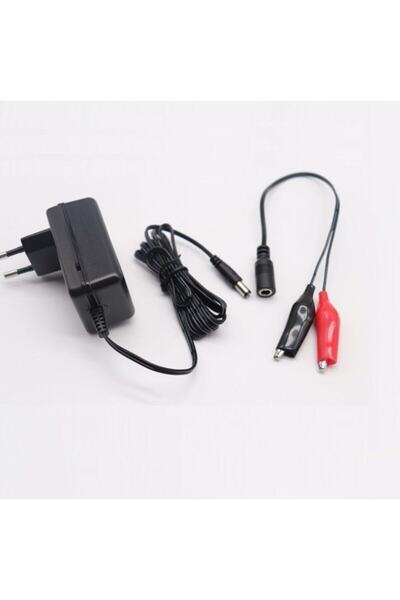 Sertec 6v / 12v Akü Şarj Aleti Akünün Şarj Cihazı Oyuncak Araba Araç Akü Adap...
