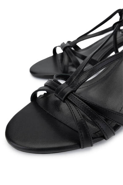 Tamer Tanca Women's Vegan Black Heeled Shoes