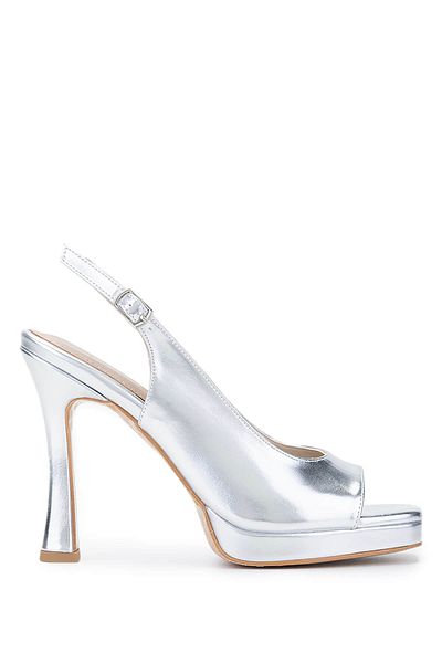 Tamer Tanca Women's Vegan Lame Heeled Shoes