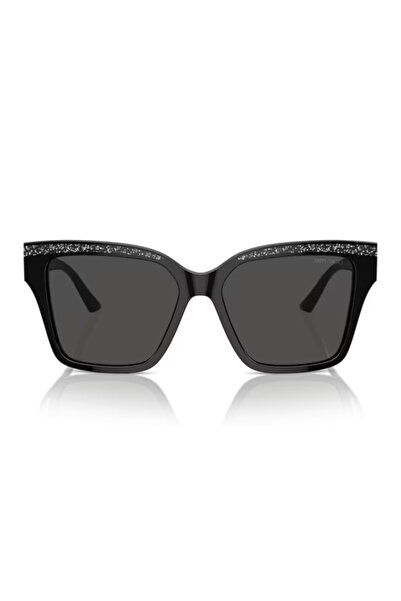 Jimmy Choo Woman Pillow Sunglasses- Jc 5003 - Lense Size:55mm - Black/glitter