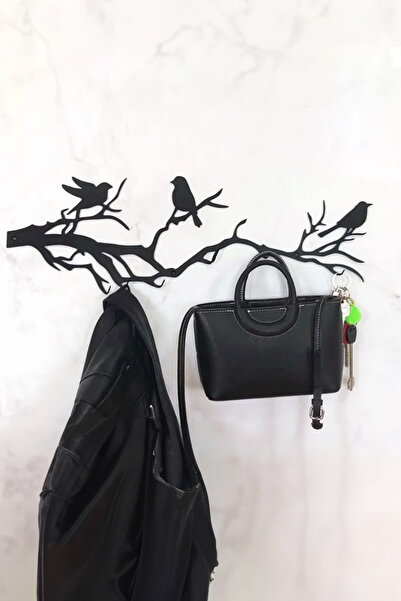 3art Metal Metal Askılık, Kuş Desenli Askılık, Metal Elbise Askısı, Dekoratif...