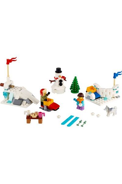 LEGO موسمي 40424 قتال كرة الثلج الشتوي