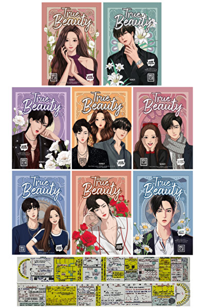 Destek Yayınları True Beauty 8 Cilt Webtoon Seti + Mat. Öğreten Cetvel