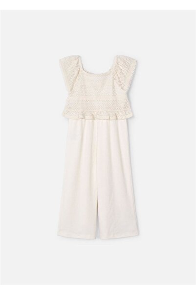 MAYORAL Girl's Short Sleeve Jumpsuit 3874