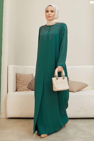 VAVİNOR Βραδινό φόρεμα Emerald Serra Plus Size