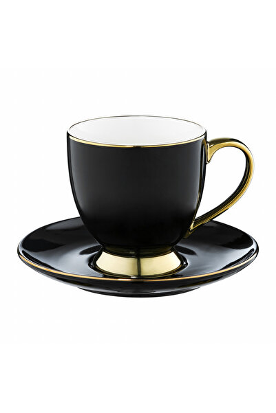 Ambition Cup with saucer 220ml, black, Royal