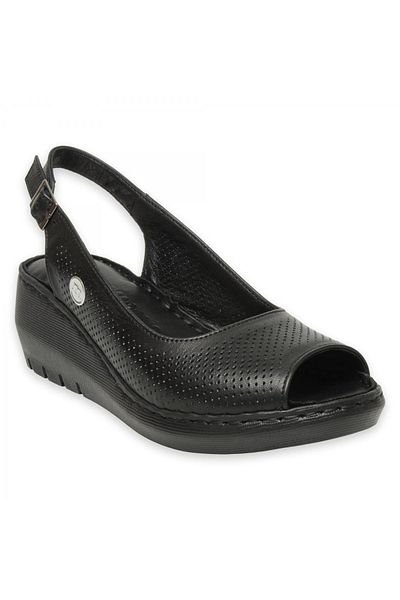 Mammamia D25Ys-5195Z Daily Black Women's Sandals