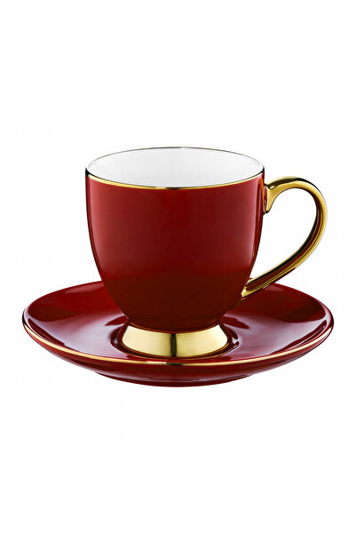 Ambition Cup with saucer 220ml, red, Royal