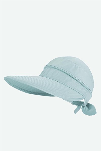 Külah Pălărie cu vizor cu boruri late de protecție UV pentru femei - mentă
