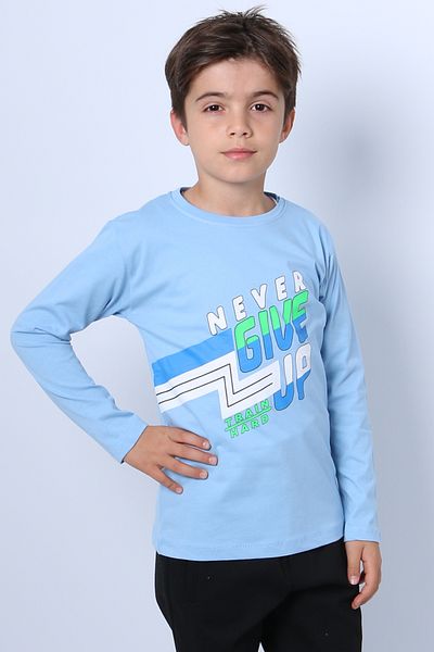 HÇM Men's Sad Leaving Wonderful on a Bicycle D10 Collar T-Shirt