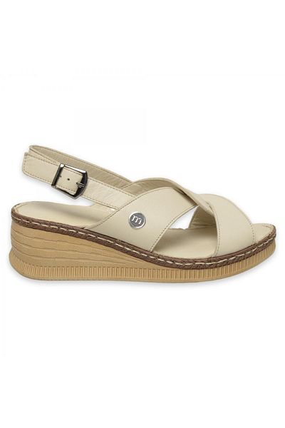 Mammamia D25Ys-2360 Daily Cream Women's Sandals