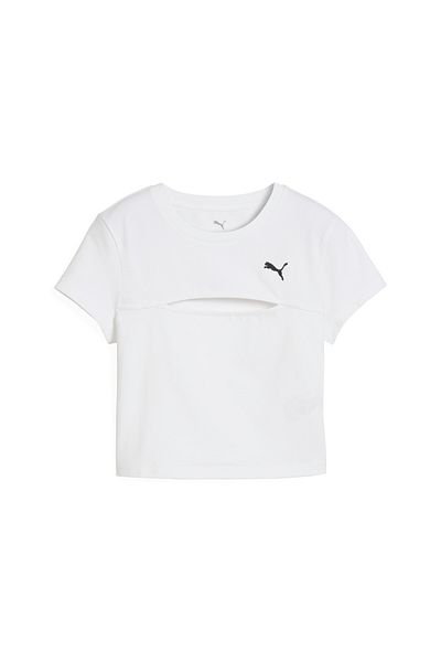 Puma Wardrobe Ess Cut-Out Baby Tee Women's T-Shirt