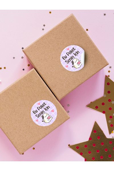 sticker For You Sticker 100Pcs / 3 X 3cm Adhesive Cute Product Packaging