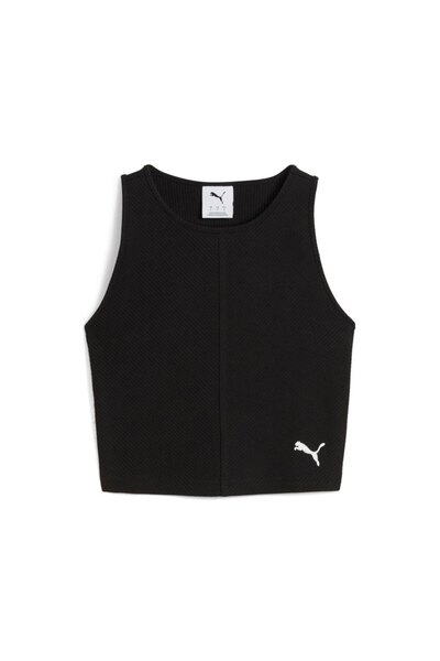 Puma Γυναικείο μπλουζάκι WARDROBE ESS Ribbed Crop Top