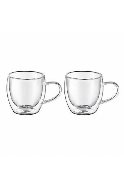 Ambition Set 2 cesti cafea espresso 100ml, termorezistente, Mia