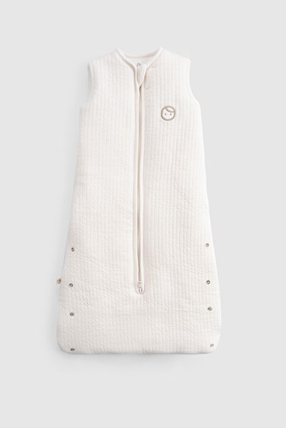 Little Gusto Elyaf Dolgulu Kapitone Ekru Uyku Tulumu 0-6 Ay