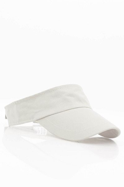 Külah White Women's Visor Cap - UV Protective Visor Hat