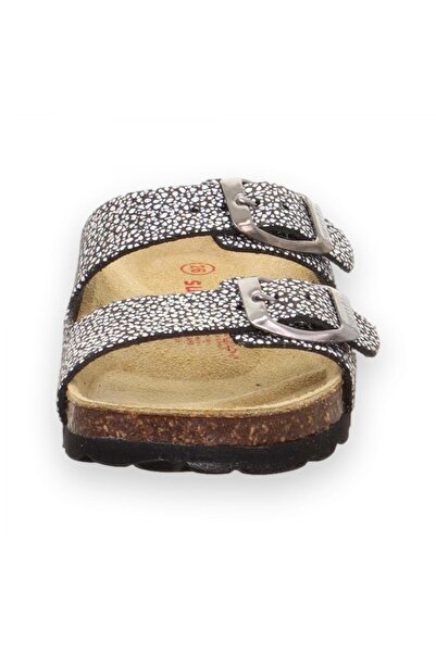 Superfit 800111   G Leather Black-White Unisex Slippers
